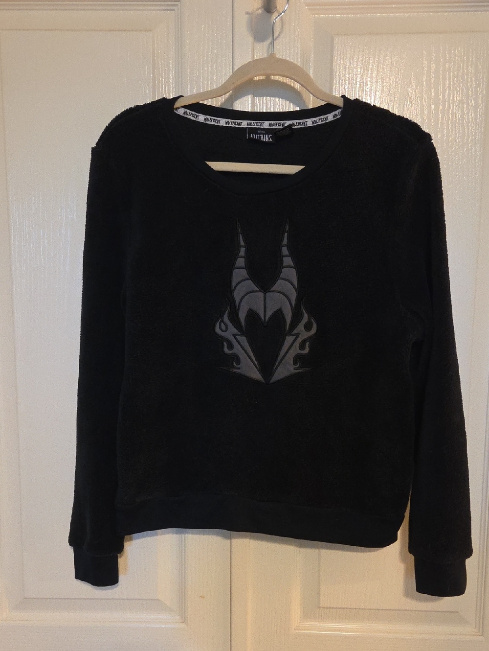 Disney Black Villains Fleece Pullover Maleficent